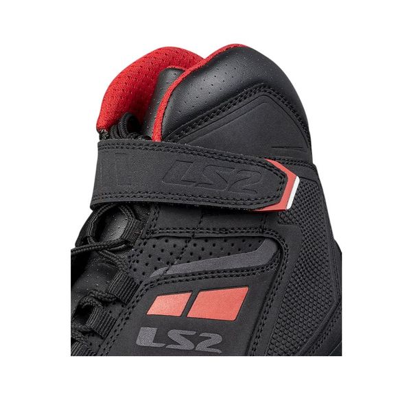 Ls2 Garra Lady Motorcycle Sneakers - Black / RedRef : LS1415