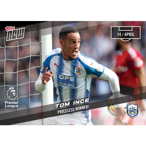 Tom Ince PL TOPPS NOW® Card 150 Print Run: 63