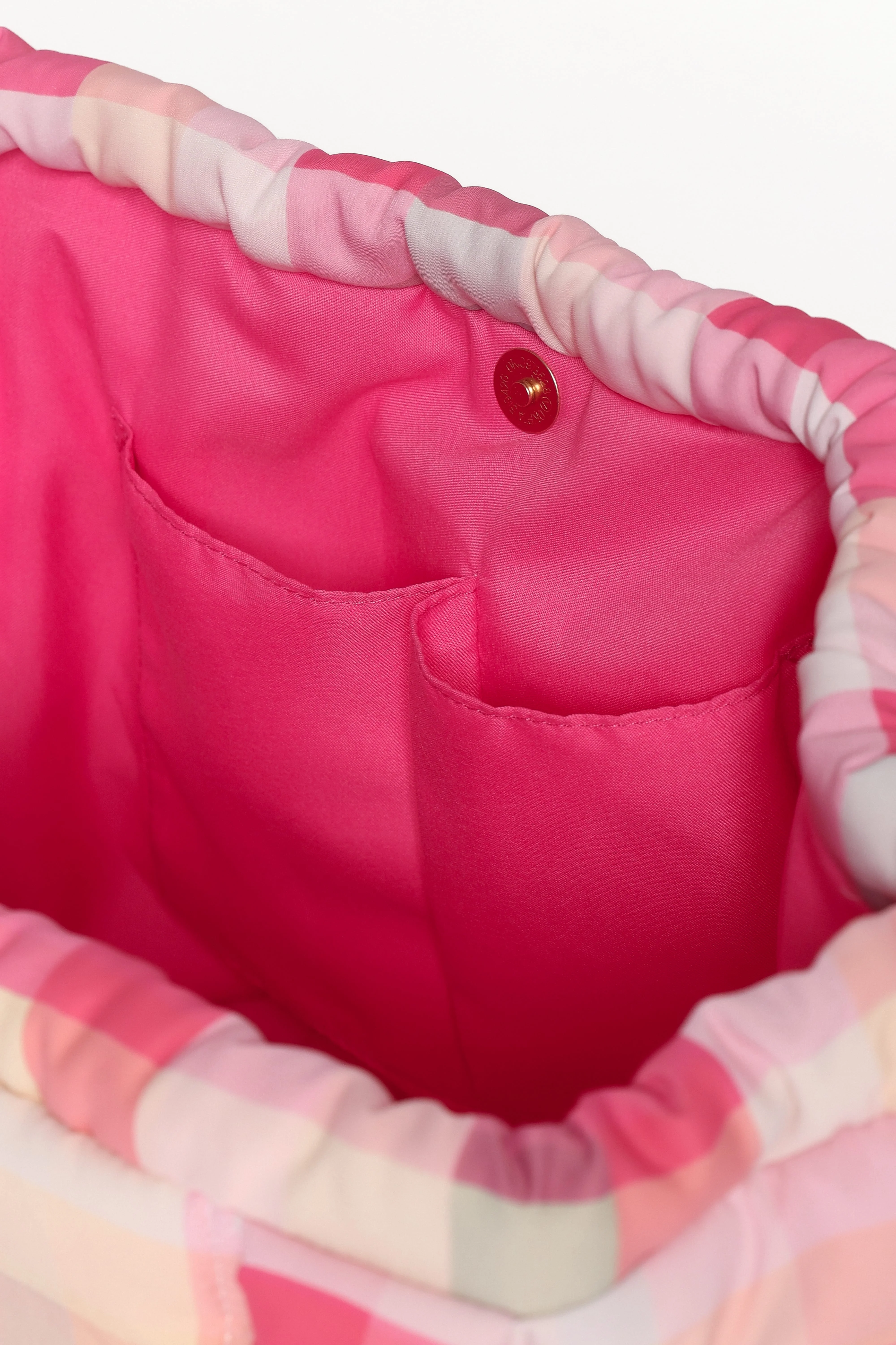 Marshmallow Midi Tote - Pink Picnic Plaid