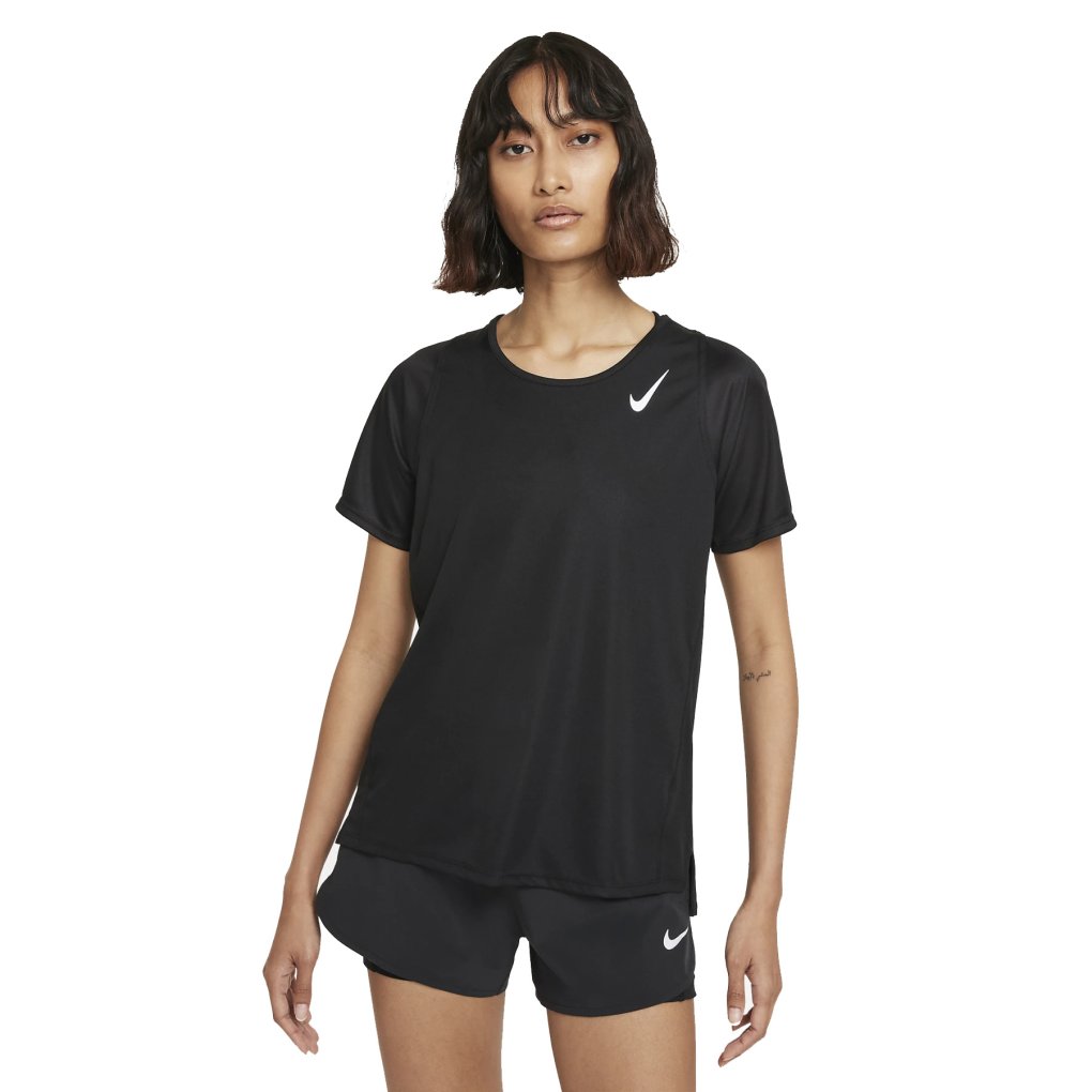 Nike Dri-Fit Race Short-Sleeve Running Top Women - black/reflective silver DD5927-010