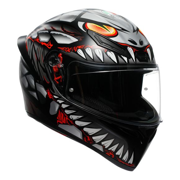 Casque intégral AGV K1 S - LYZARD - Noir / RougeRef : AG1104