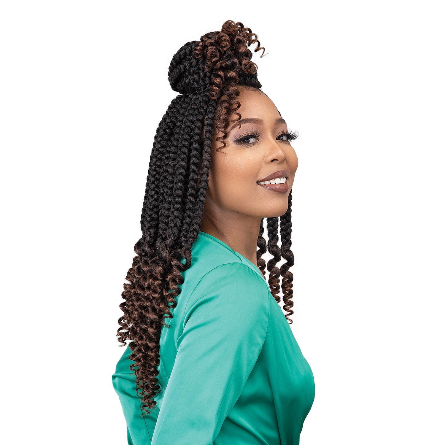 Janet Collection Crochet Braids Nala Tress 2X Jumbo Coi Box Braid 14