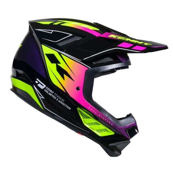 Casque cross Kenny TITANIUM GRAPHIC 2025 - VioletRef : KE2726