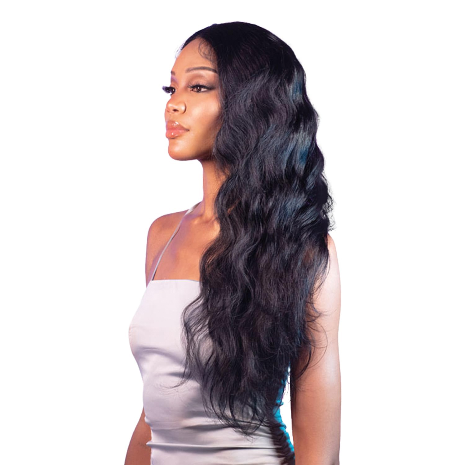 Shake-N-Go Virgin Remy Hair HD Lace Closure Glossy 5X5 Body Wave 12