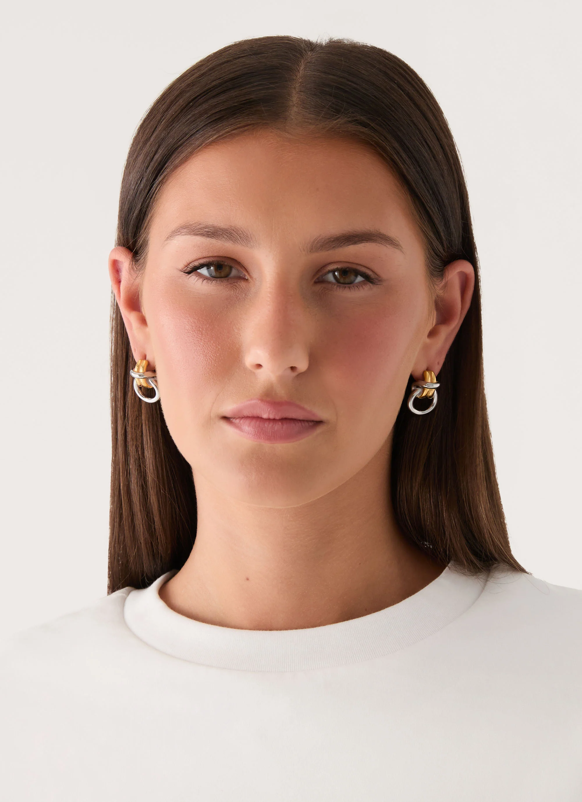 Electric Kiss Earrings - Gold/Silver