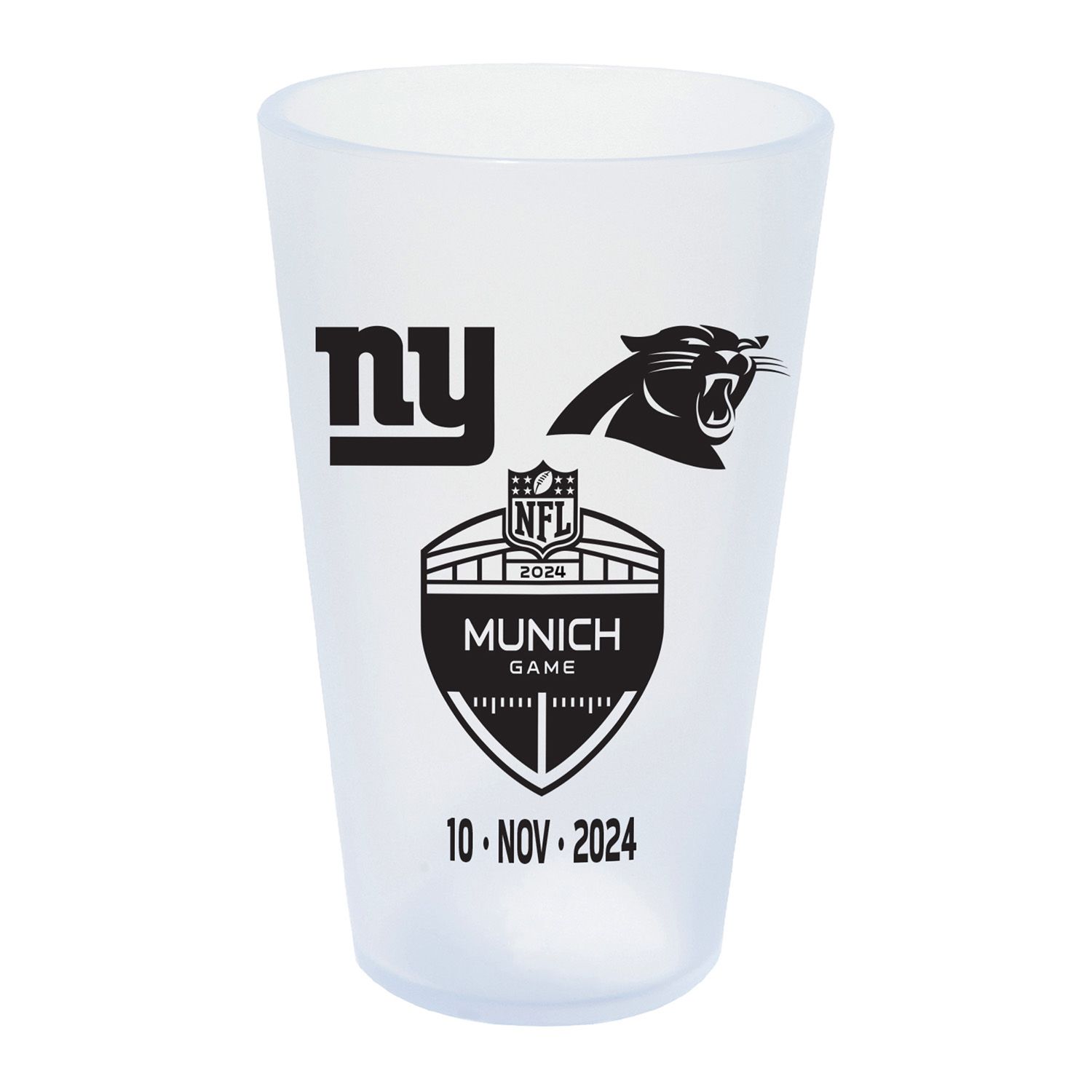 2024 NFL Munich Game Giants vs. Panthers Silicone Pint Glass