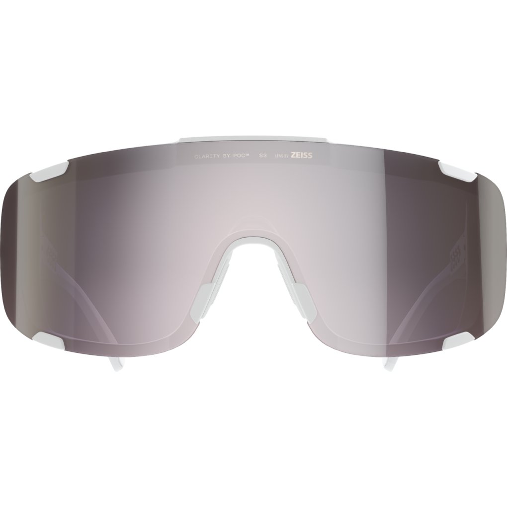 POC Devour Mid Glasses - Hydrogen White - Clarity Road/Sunny Silver | Clear