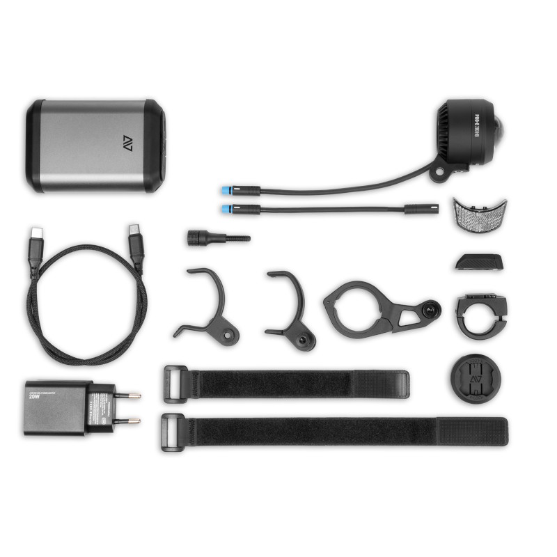 ACID Pro-E 200 HB PowerBank Front Light - black´n´space grey