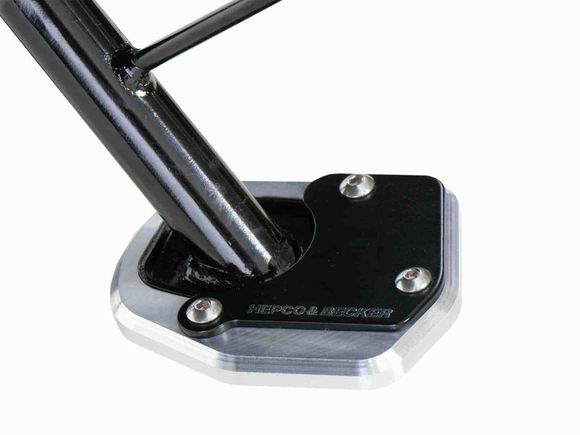 Hepco & Becker side stand extension - black/silverRef: Hbe00600A / 4211971 00 91