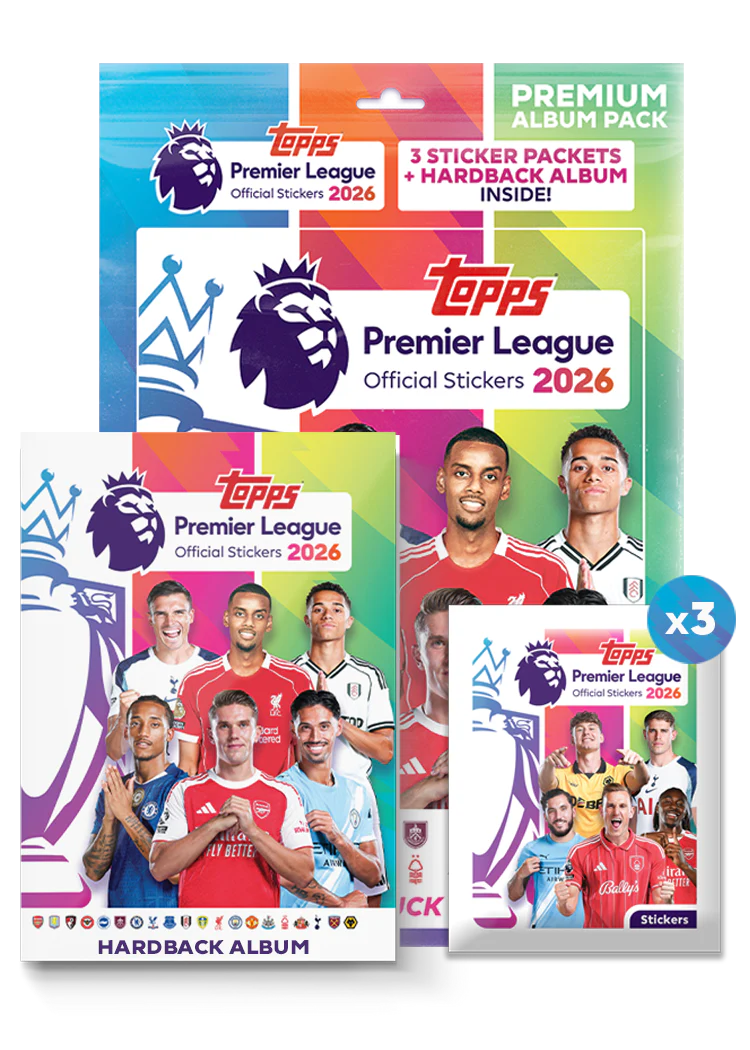 Premier League Stickers 2026 - Hardback Album Starter Pack