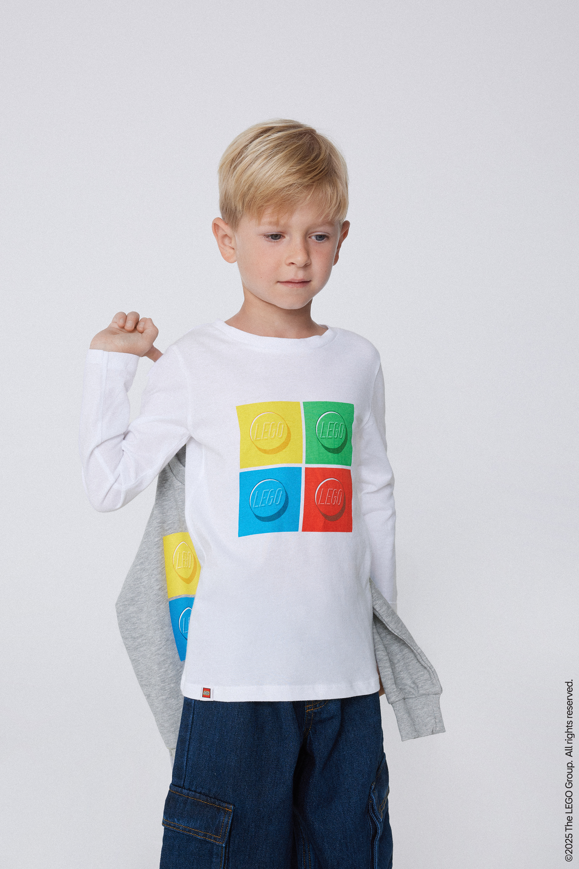 Lego Cotton Top with Long Sleeves and Round Neck