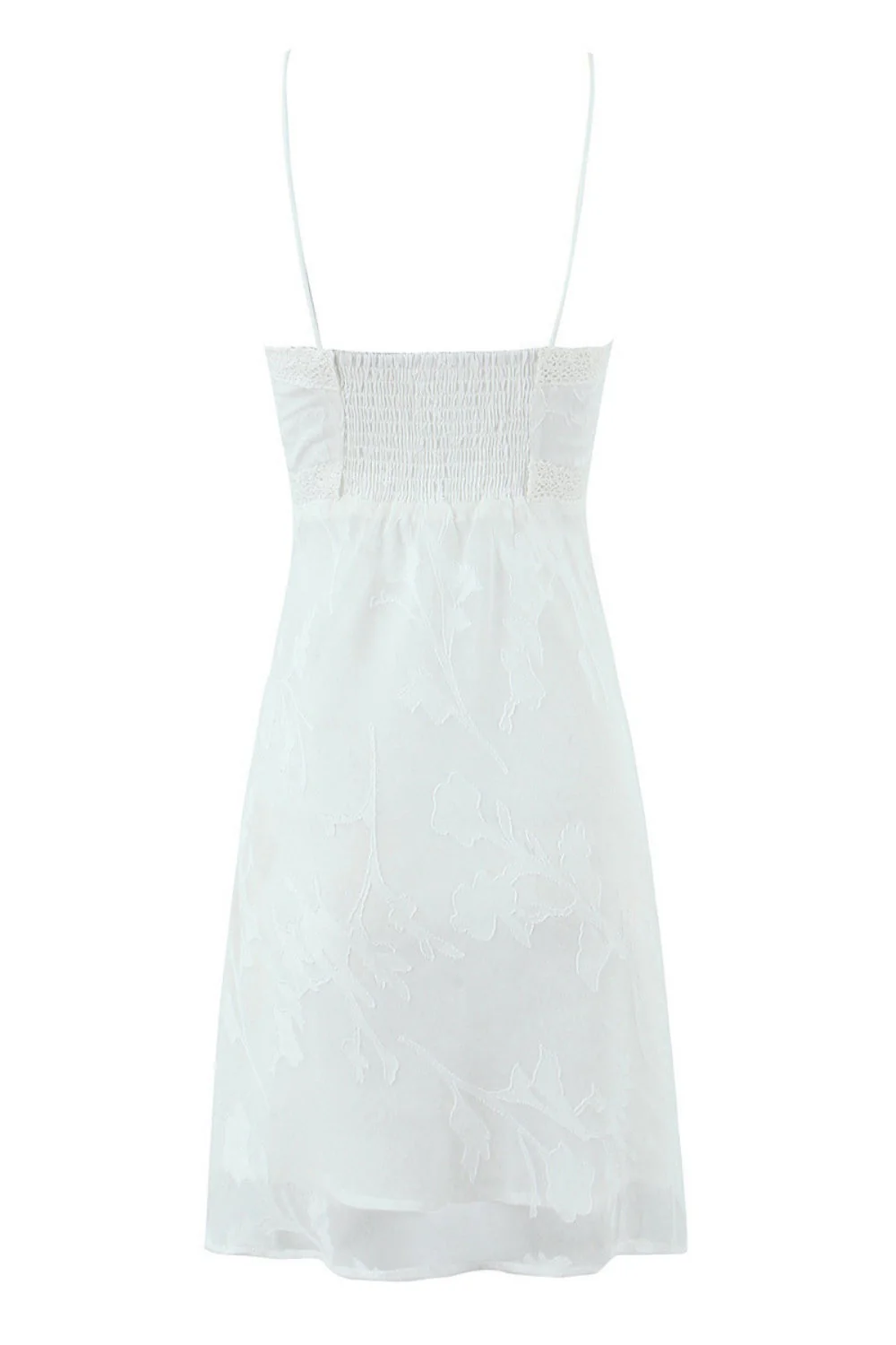 Sexy V-neck Lace Print Summer A-line Skirt