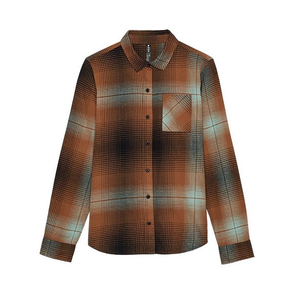 Fox Traildust Flannel Shirt For Women - BrownRef : FX5029