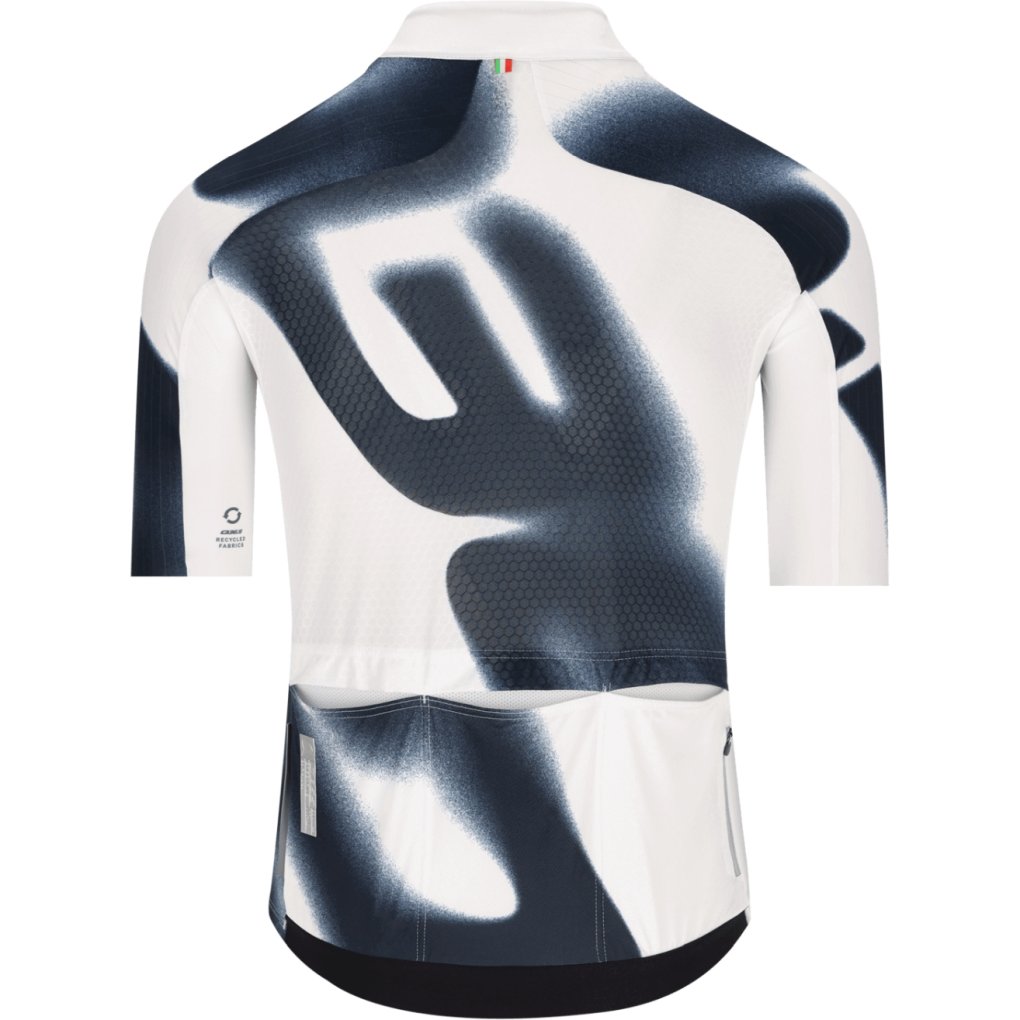 Q36.5 Gregarius Pro Big Logo Short Sleeve Jersey Men - white