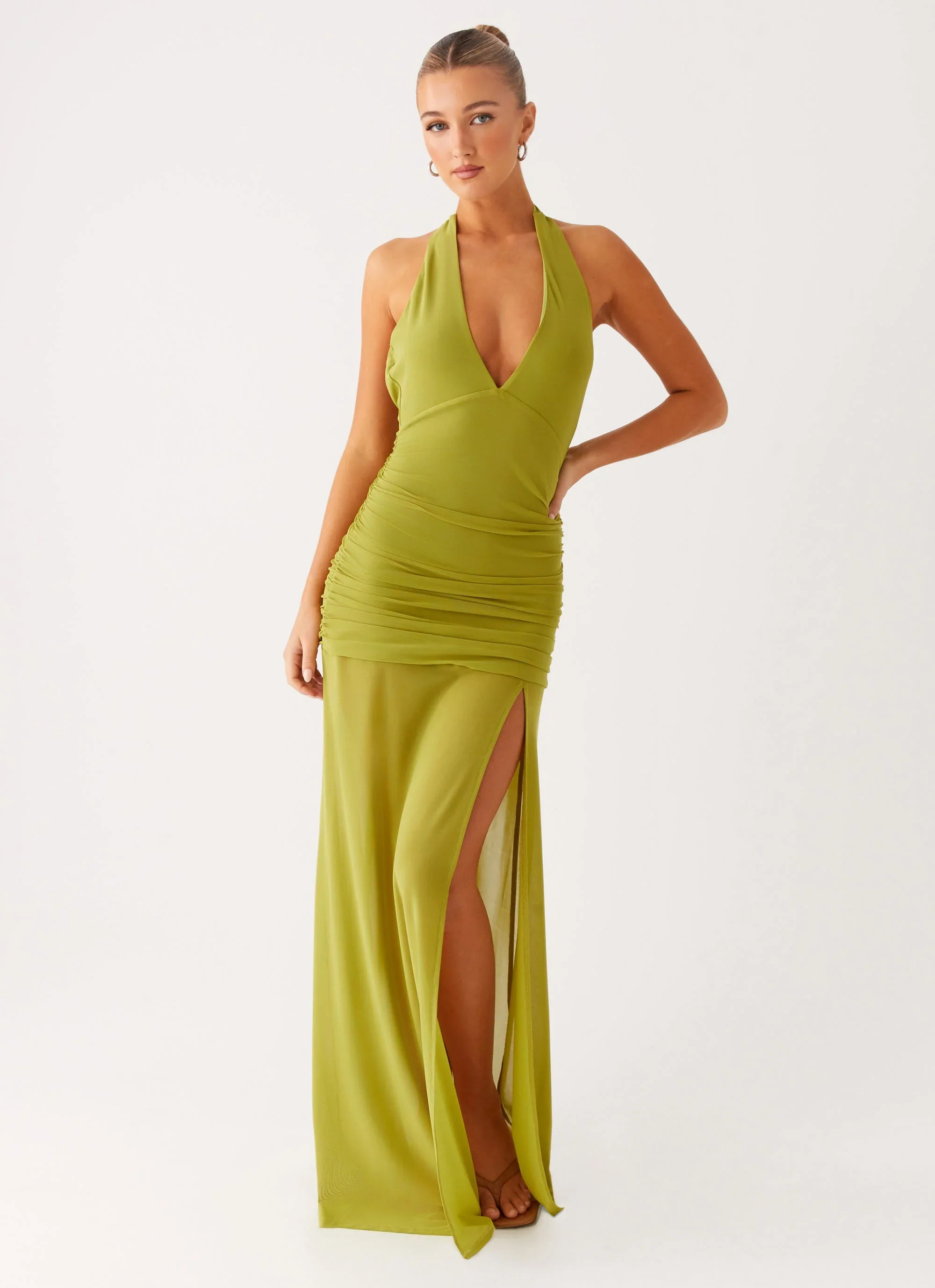 Island Muse Dress - Lime