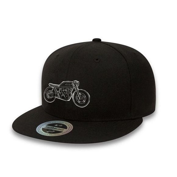 Motoblouz flat cap - blackRef: MB0375 / MB0375C757G675_010