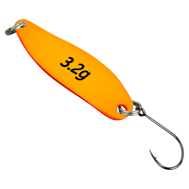 FTM Trout Spoon Hammer (3.2 g, White\/Orange UV)