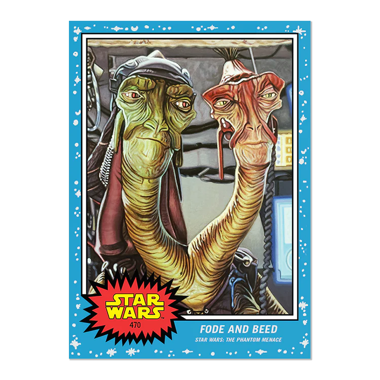 Topps UK - SW Living Set Card #470 - Fode and Beed