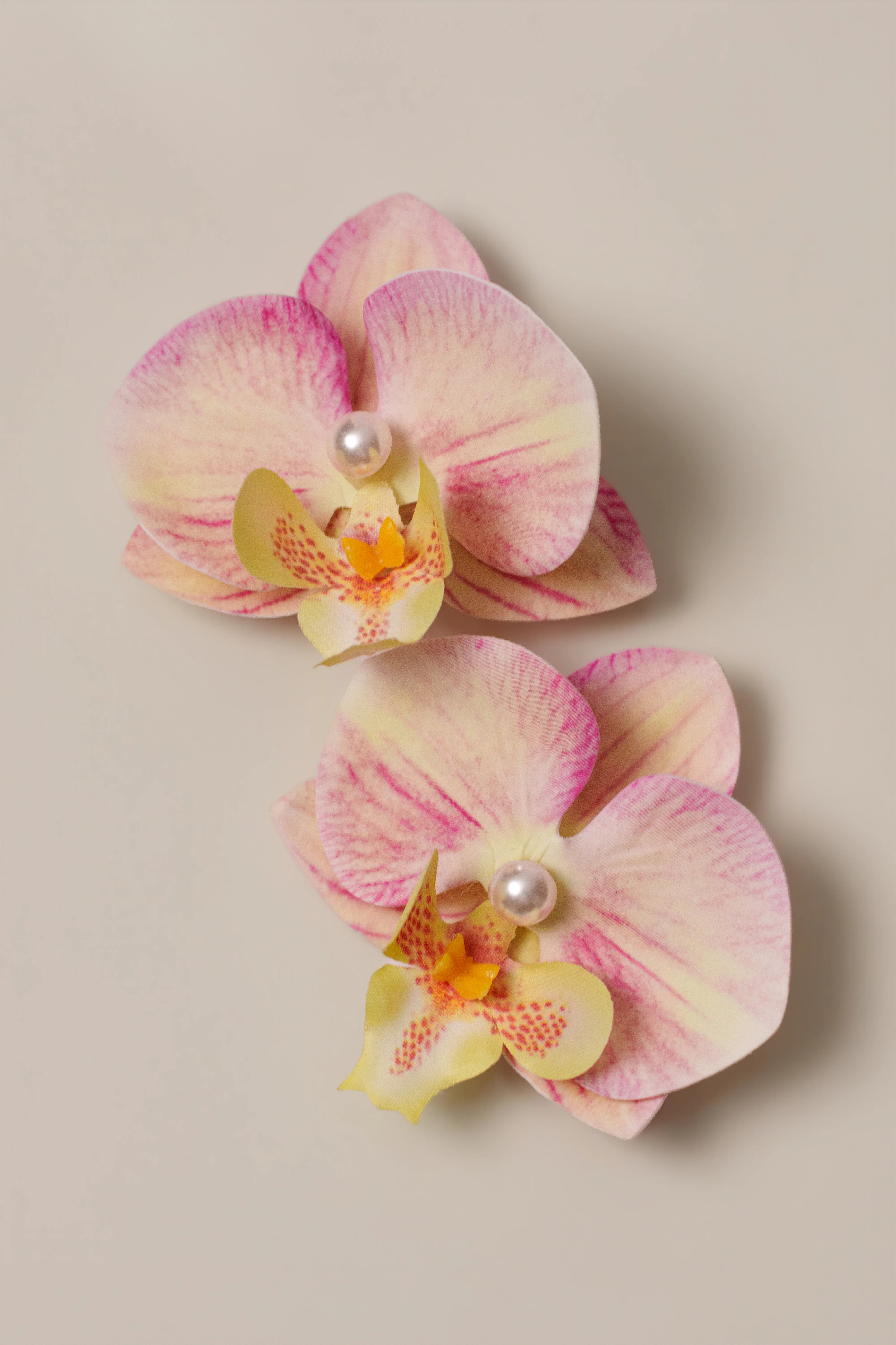 Yellow Island Bloom Hair Clip Set