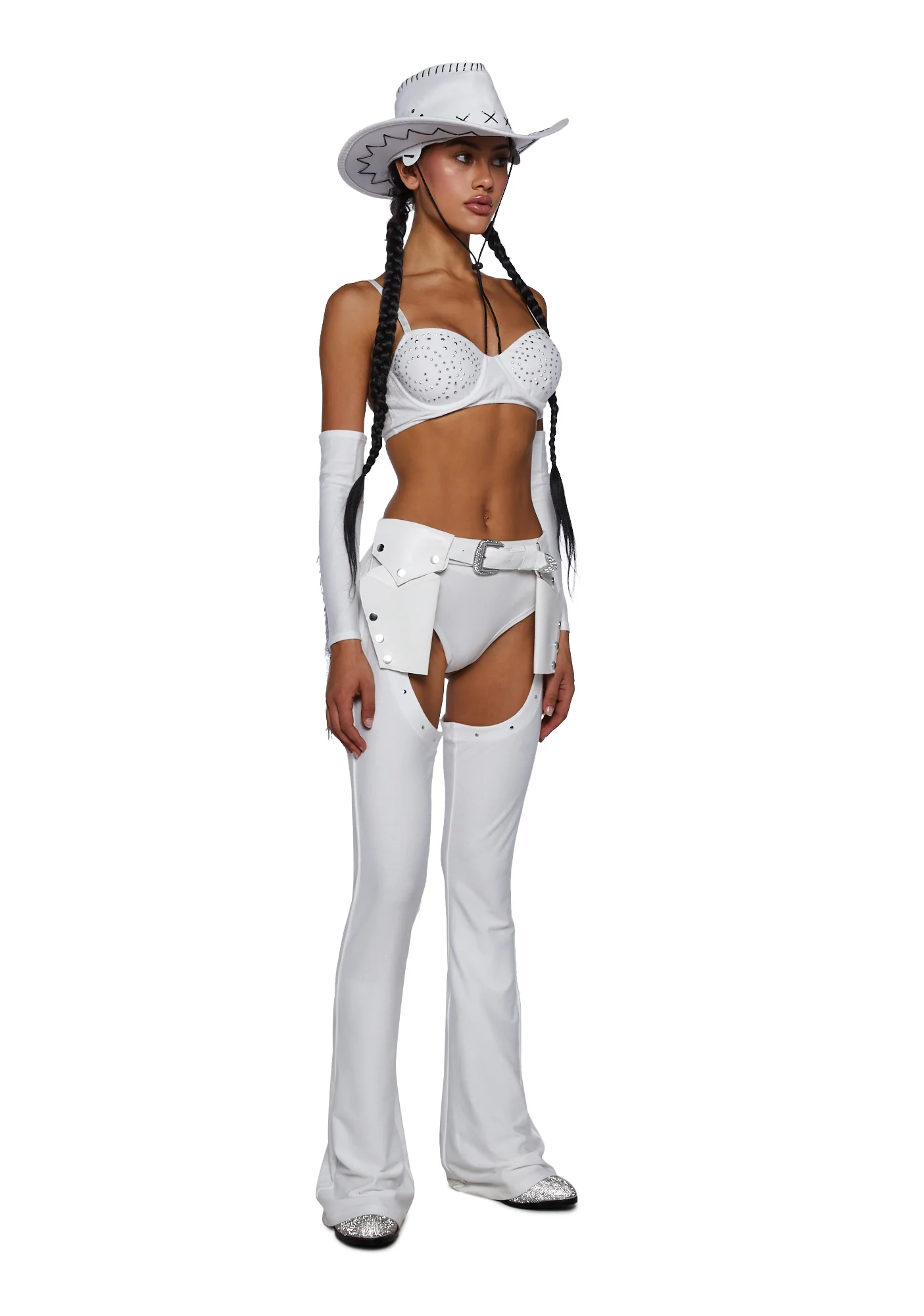 Giddy Up Cowboy Costume - White