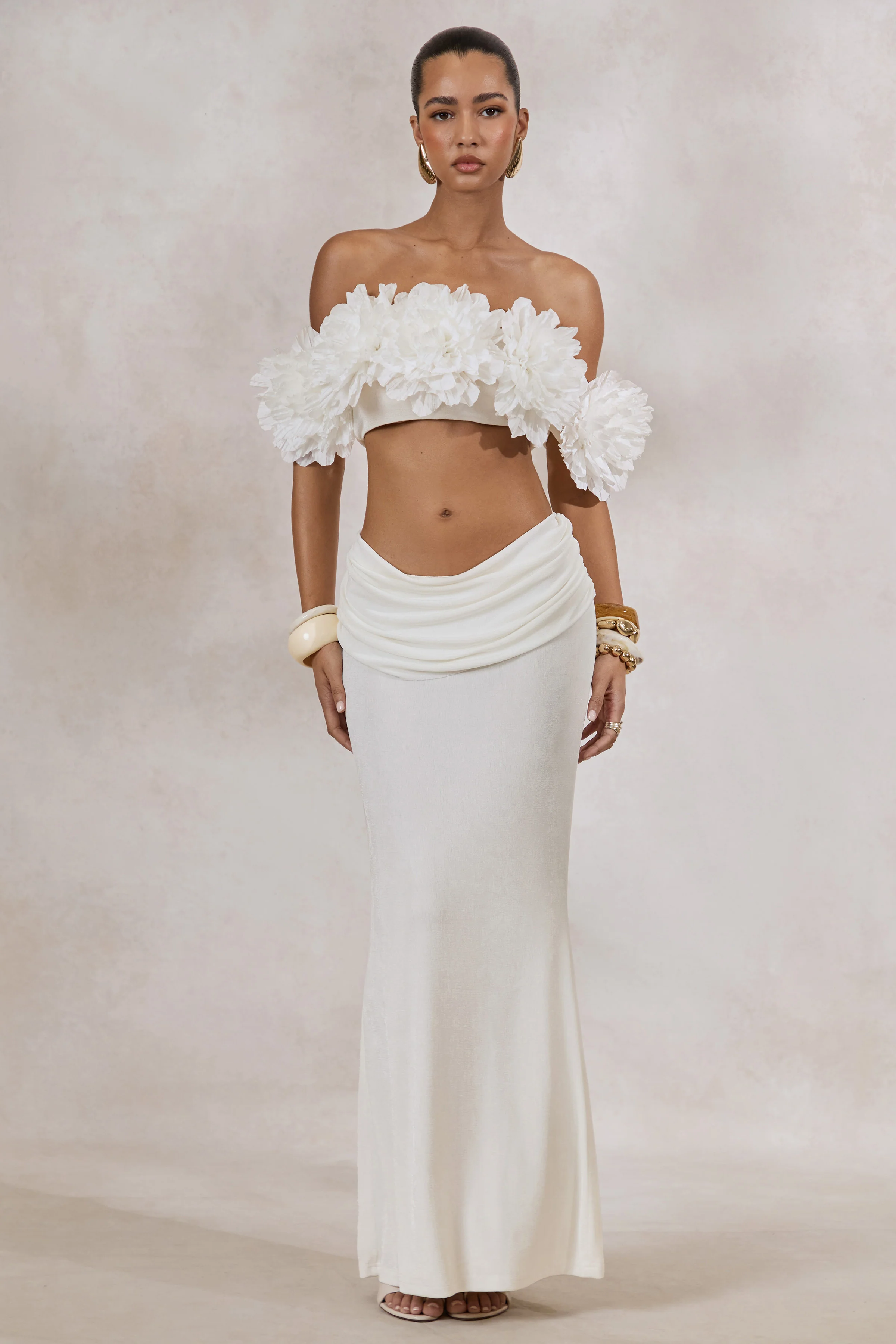 Arwenne | White Maxi Skirt