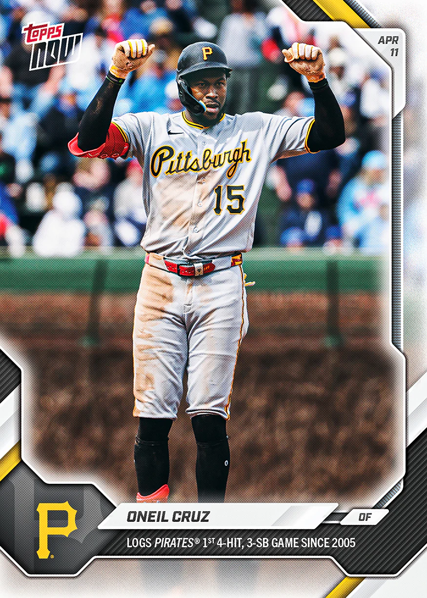 Oneil Cruz - 2026 MLB Topps NOW® - Card 74 - PR: 497