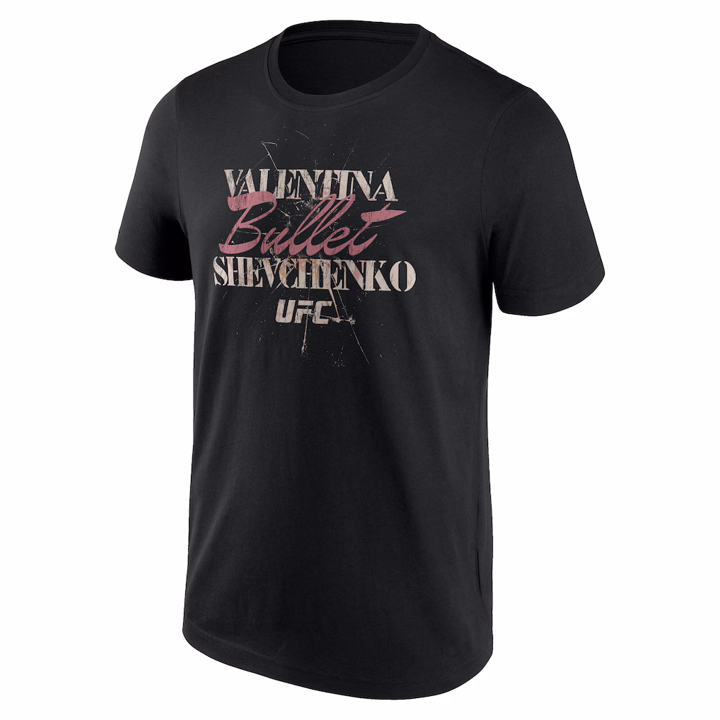 UFC Valentina Shevchenko Fighter T-Shirt - Black - Mens