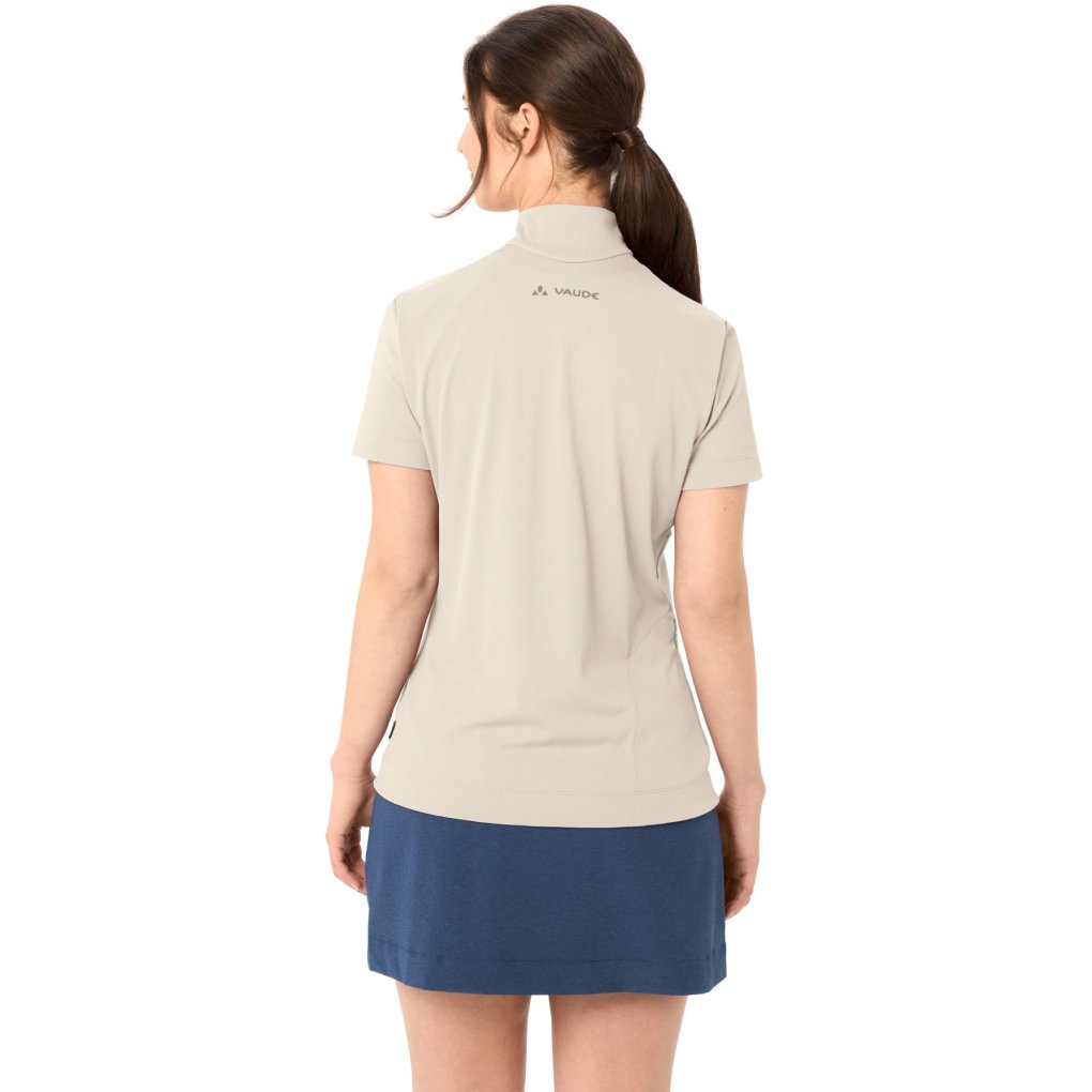 Vaude Adlux Half-Zip Shirt Women - ecru