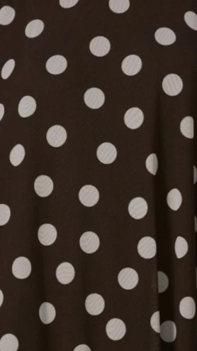 Amryn Maxi Dress - Choc/White Polka Dot
