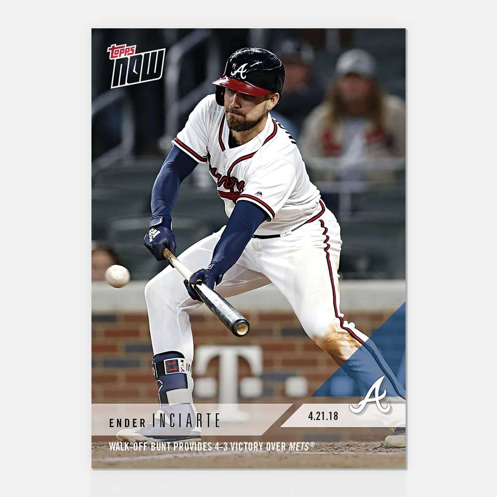 Ender Inciarte - 04/21/2018 TOPPS NOW® Card 108 - Print Run: 241