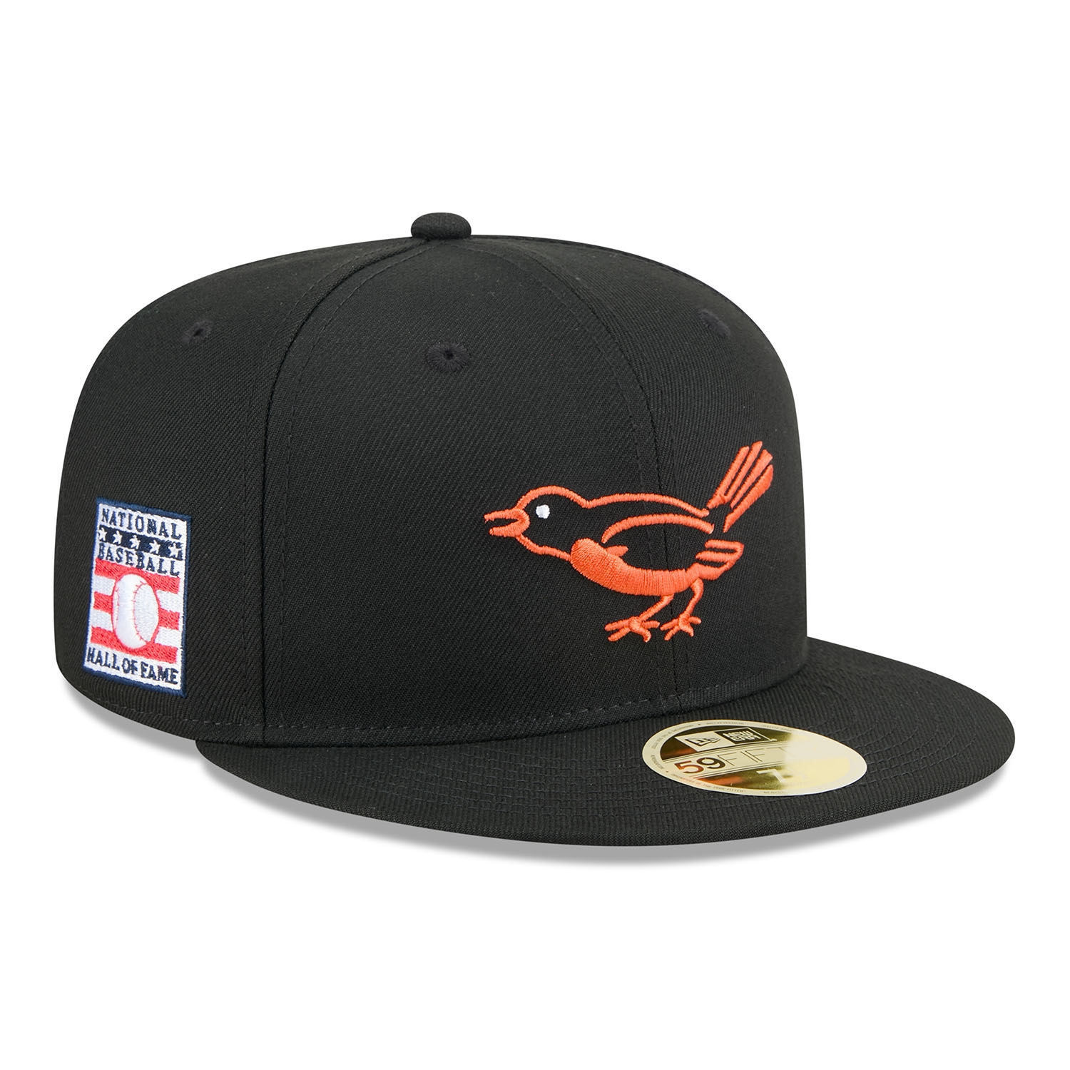 Baltimore Orioles 2025 MLB Hall of Fame 59FIFTY Fitted Cap Black
