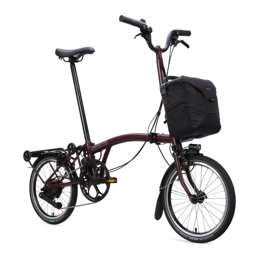 Brompton Electric C Line - 4-Speed - High Bar - Extended Seatpost - Rear Rack - 16