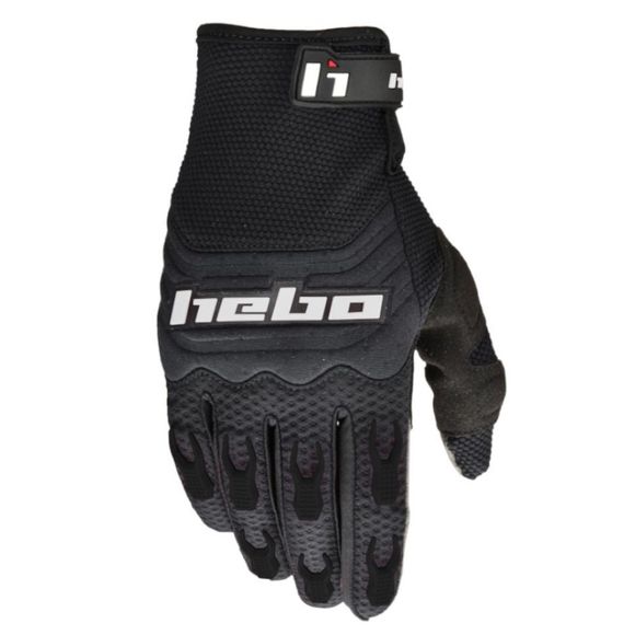 Hebo BAGGY II BLACK 2023 cross gloves - BlackRef: HBO0276