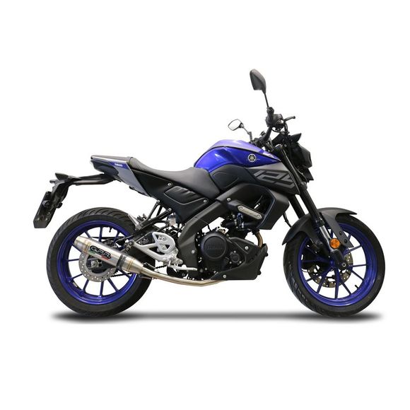 GPR deeptone stainless steel full line - greyYAMAHA 125 MT-125 - 2020Ref: gpr0803 / e4.co.y.215.cat.de