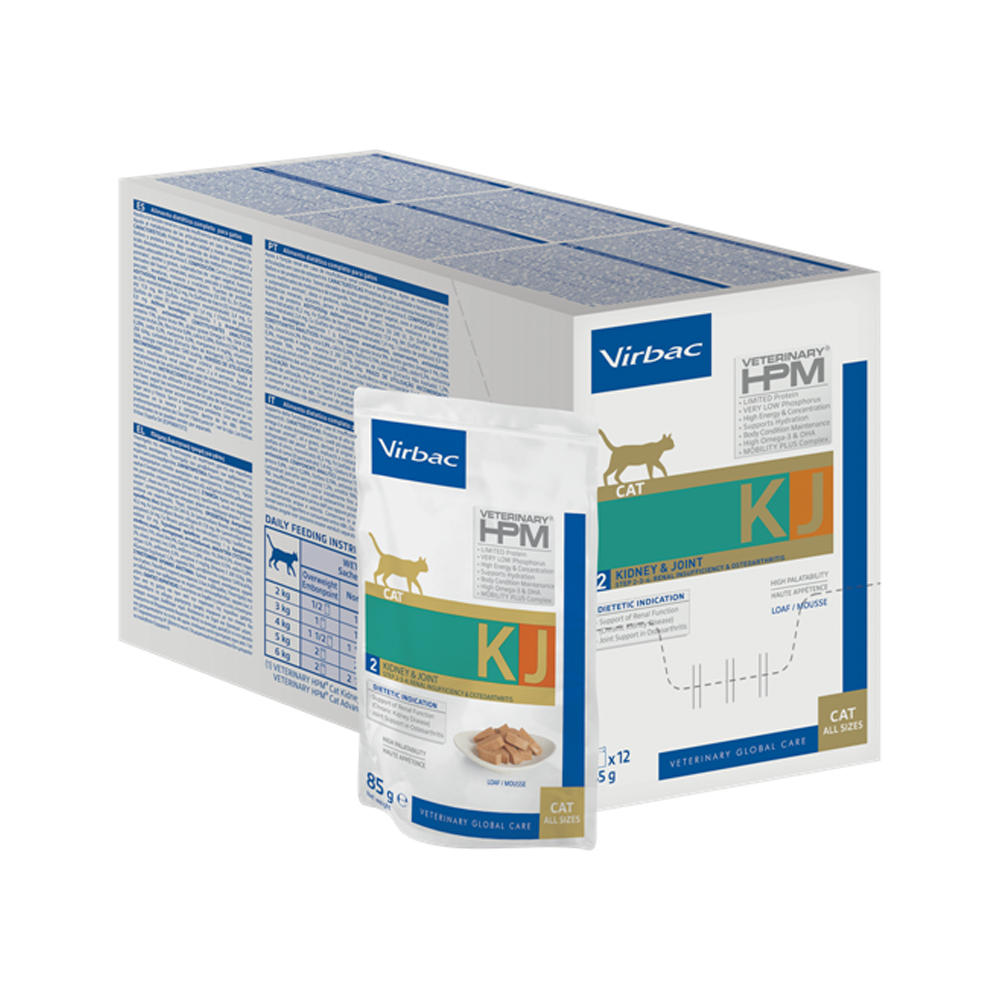 Veterinary HPM - Cat Kidney & Joint - Mousse - 12 x 85 g