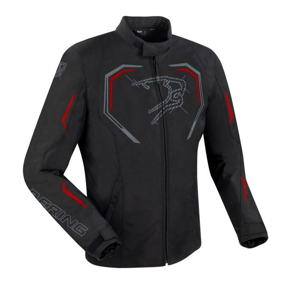 Bering Dundy - Black / Red Motorcycle JacketRef: Br1532-C145