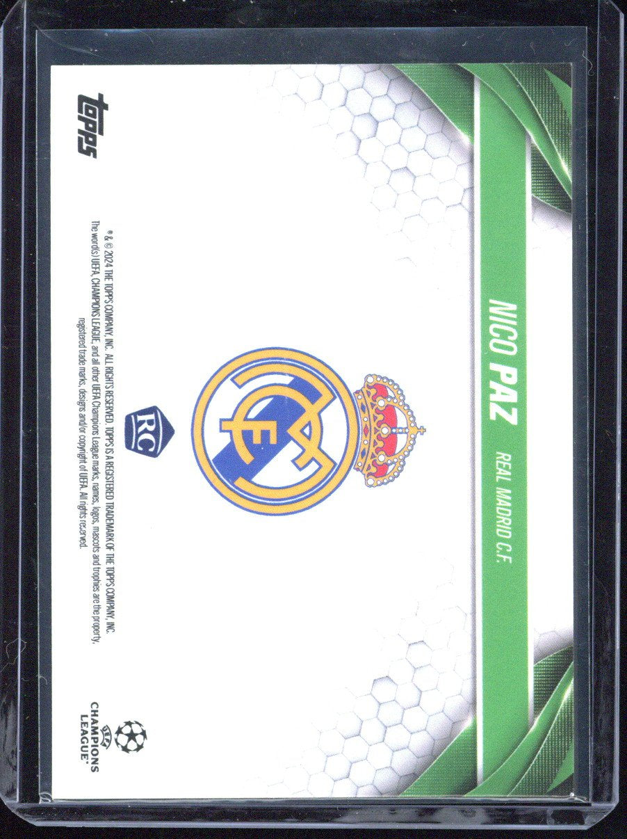 2024 Topps London 24 Nico Paz RC Autograph /99