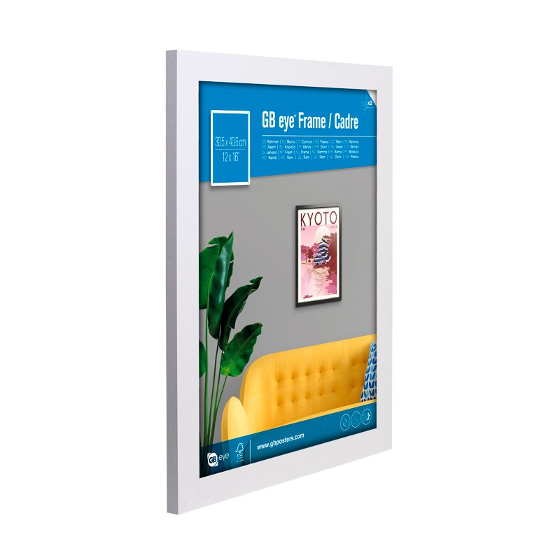 MDF White Frame (30  x 40 cm)