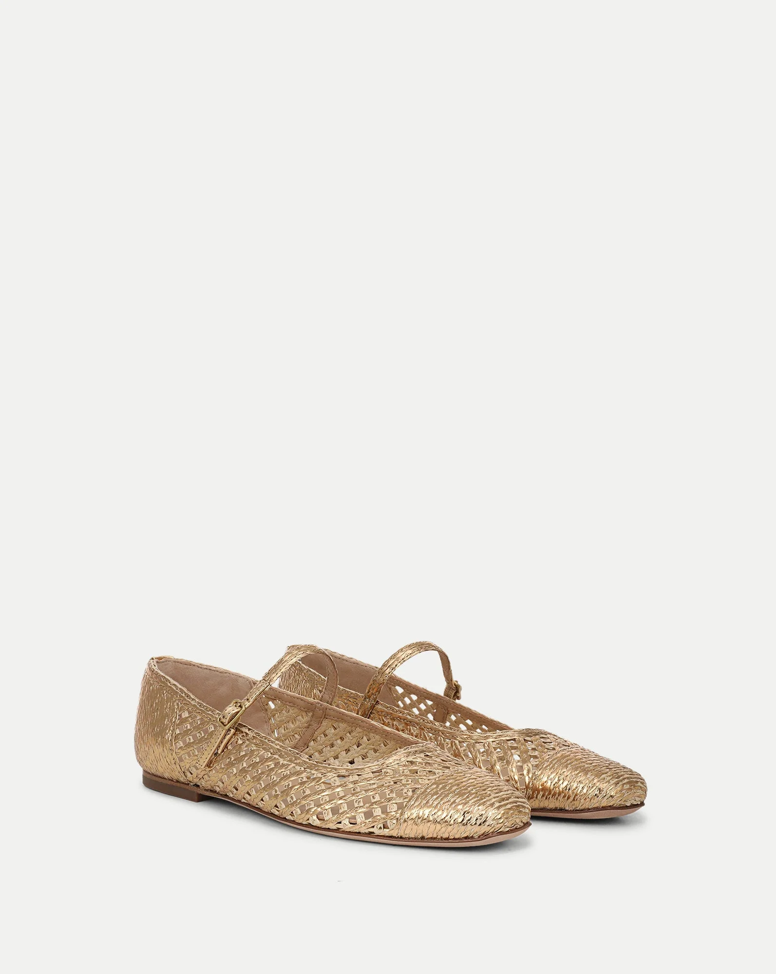 Ellie Raffia Flat