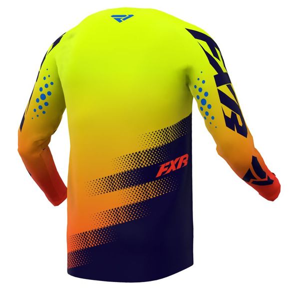 FXR CLUTCH MIDNIGHT/HIVIS/NUKE RED 2022 cross jersey - Yellow / OrangeRef: FXR0169