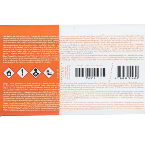 Twin air filter oil FOR AIR FILTERS UniversalRef: TA0004 / 1099986
