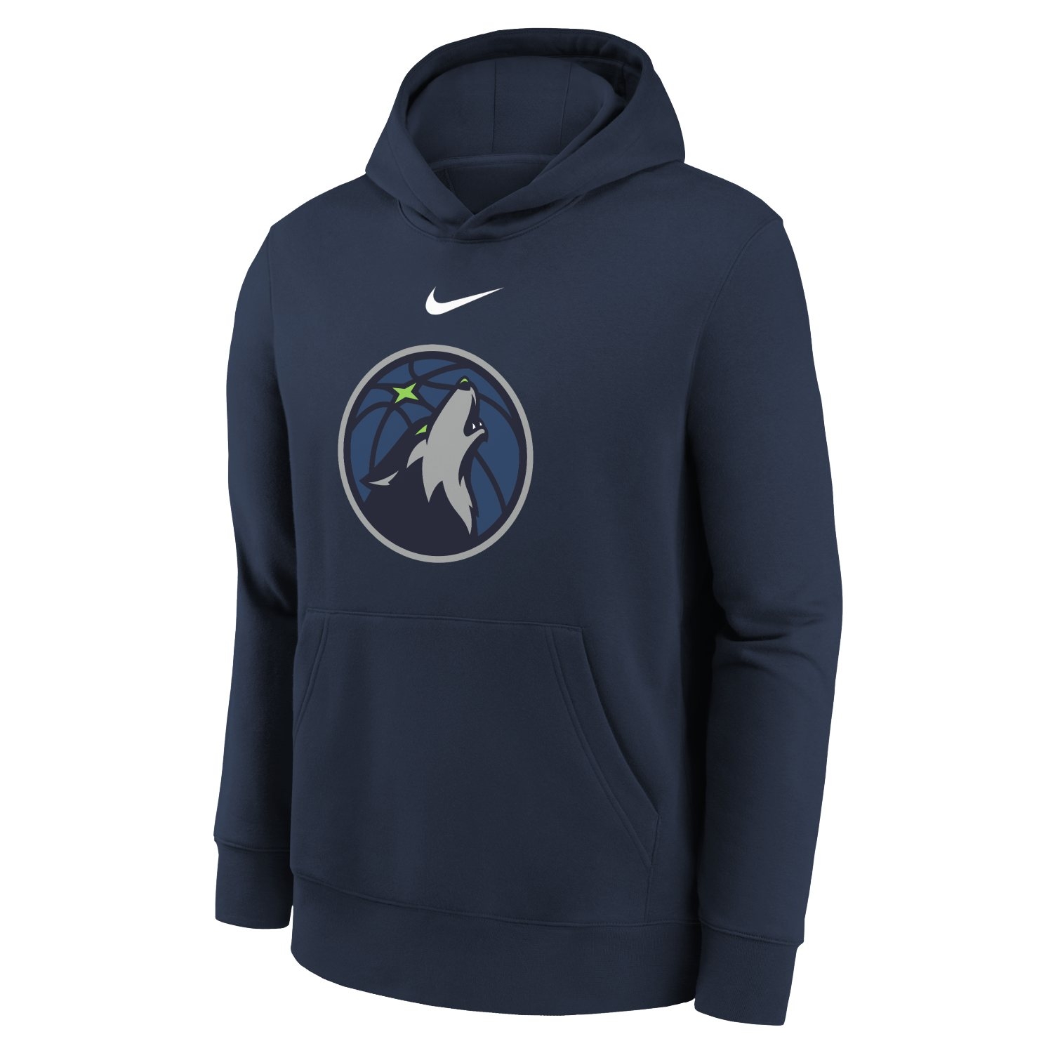 Minnesota Timberwolves NBA Logo Nike Club Hoodie Navy (YOUTH)