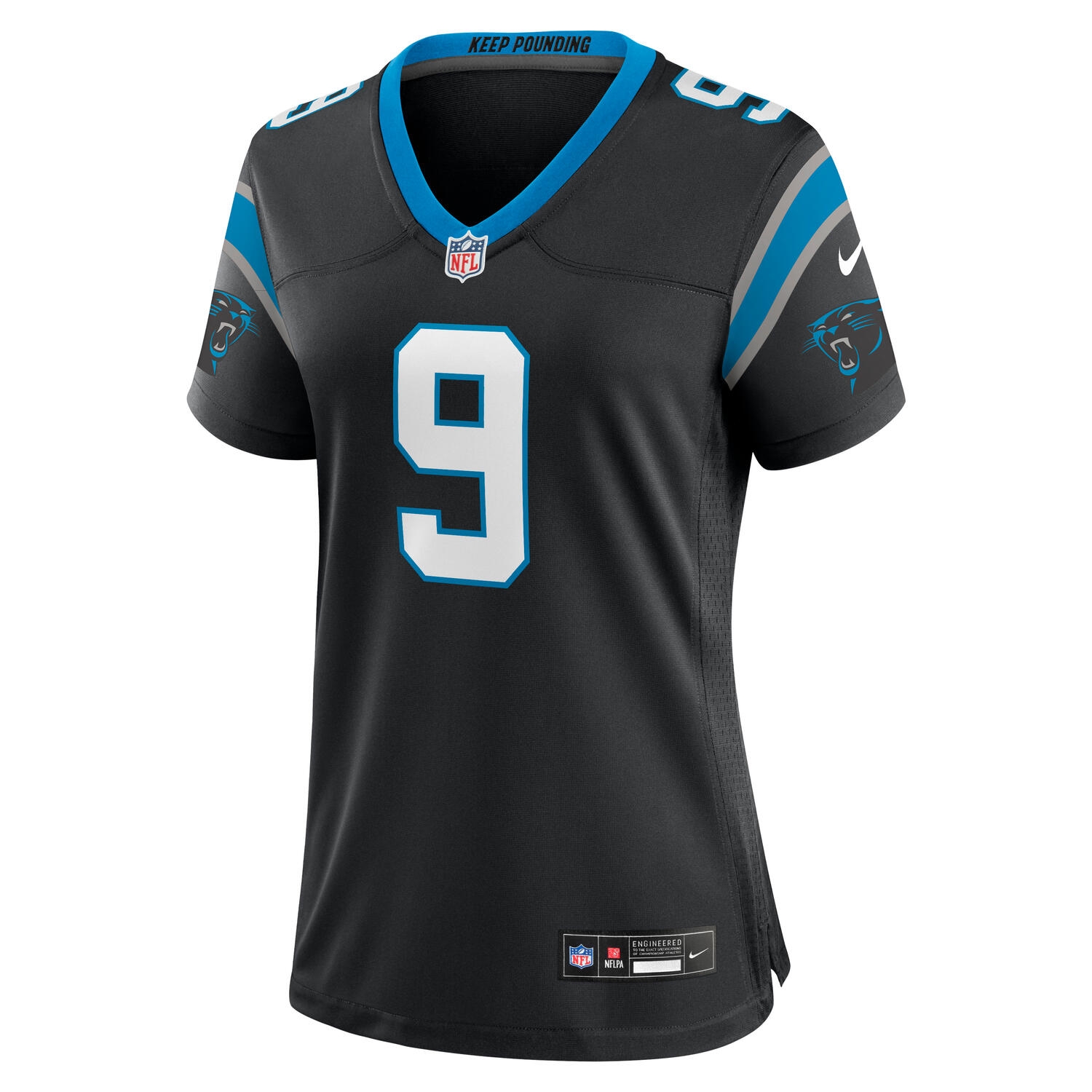 Bryce Young #9 Carolina Panthers Nike Game NFL Jersey Black (WOMEN'S)