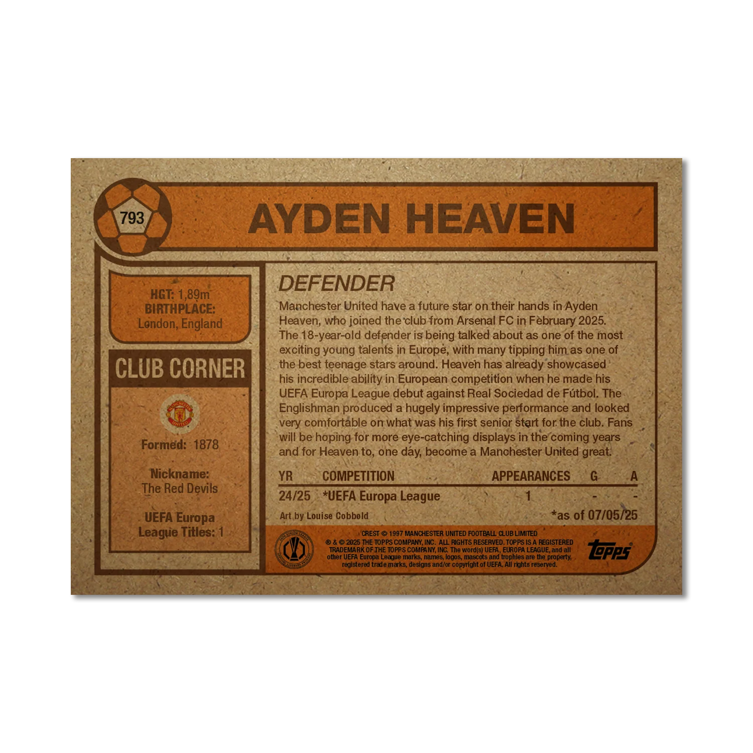 Ayden Heaven - UCC Living Set® - Card 793