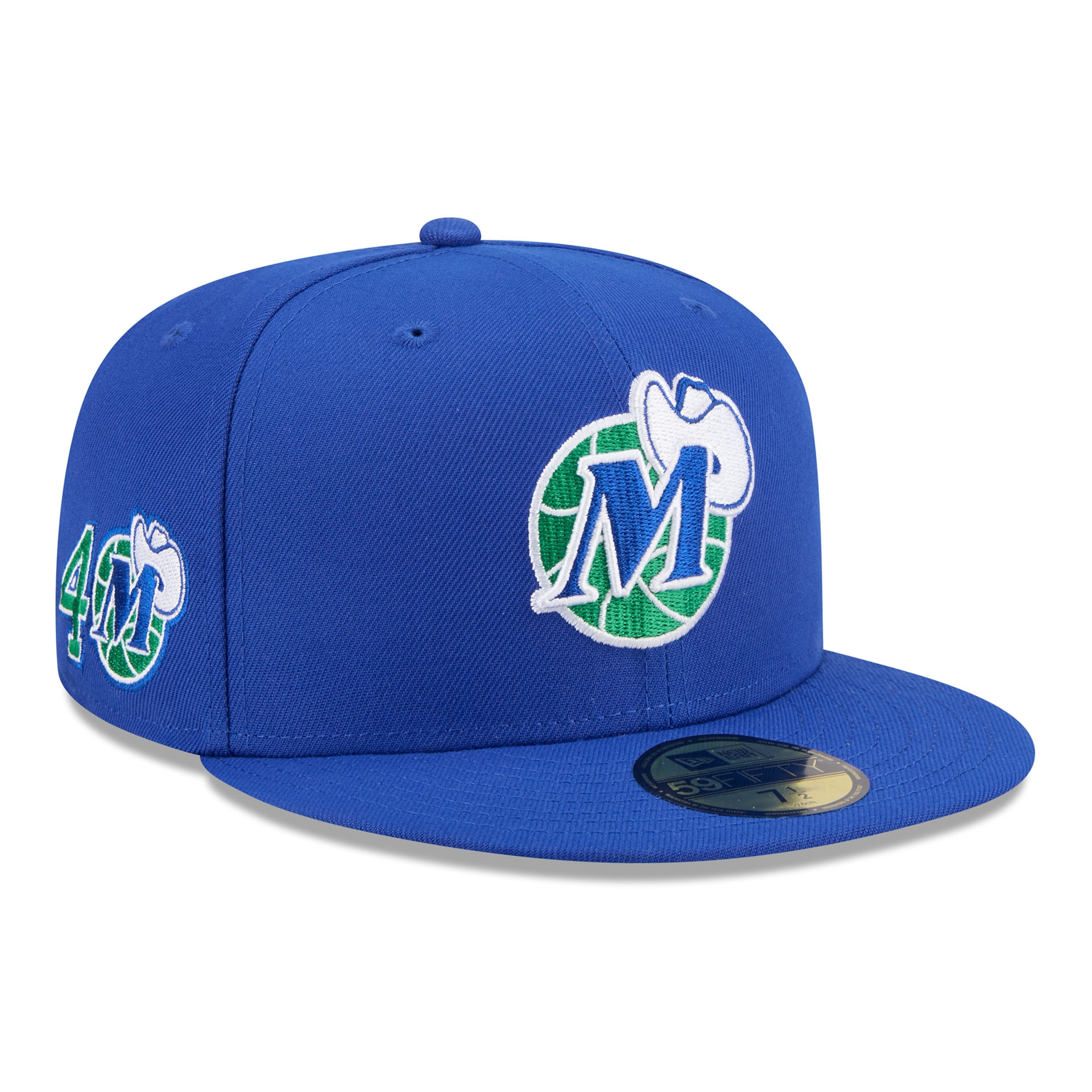 Dallas Mavericks 1974-2002 Hardwood Classics 59FIFTY Fitted Cap Blue