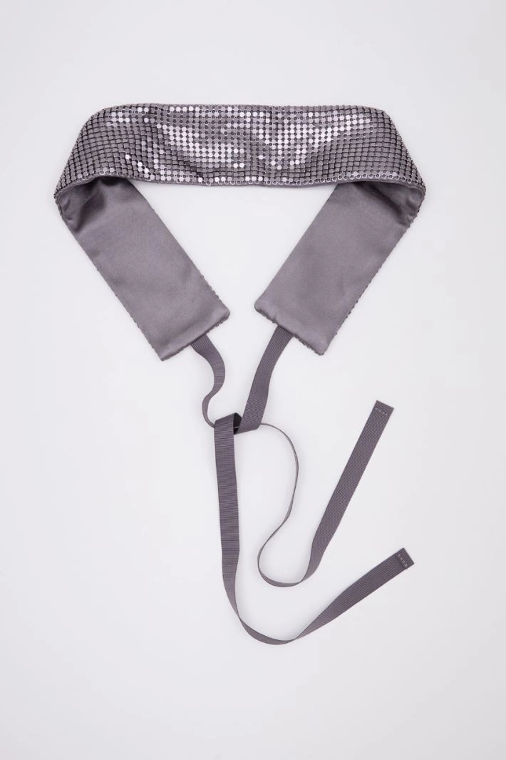 Metal mesh belt - GREY