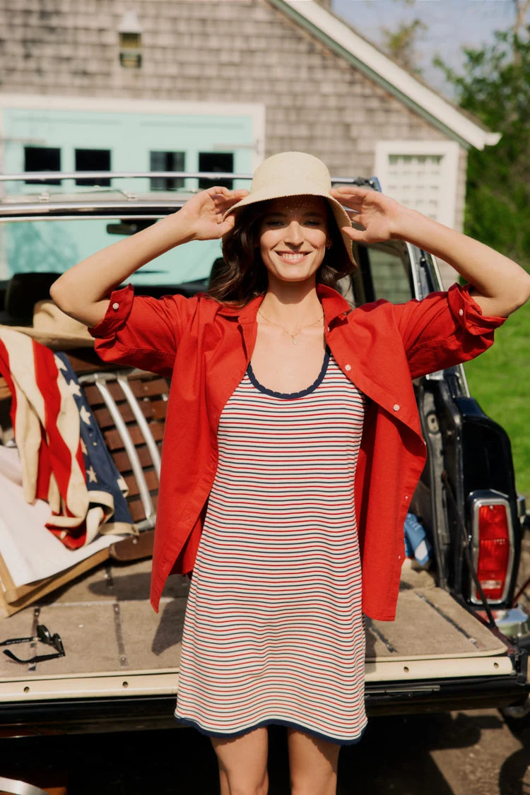 Fairgrounds Stripe Knit Lowe Mini Dress