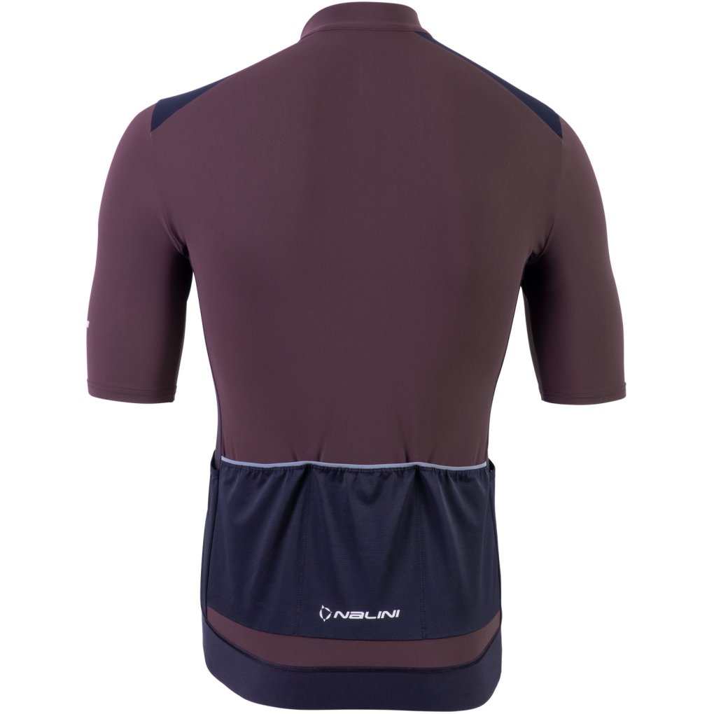 Nalini Five Pockets Bike Jersey Men - black/prune 4800