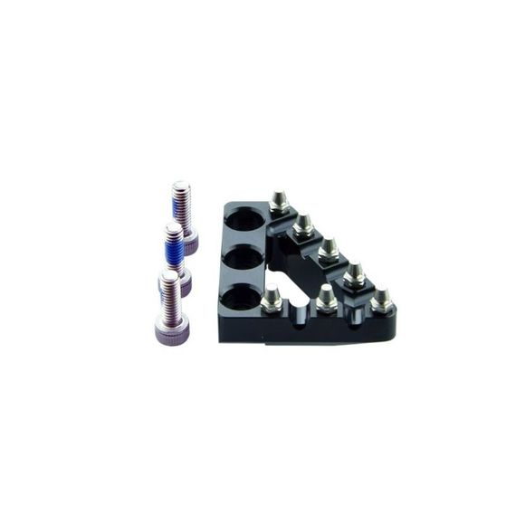Scar Universal Brake Pedal Toe Plates 34.5mm - BlackRef: Scr0539 / Rbt1