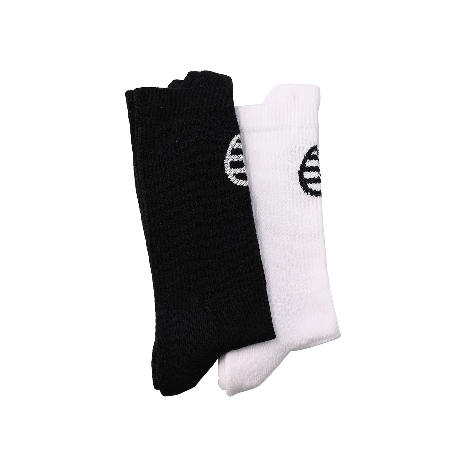 PACK 2 UNITS SOCK BULLPADEL WHITE/BLACK UNISEX BP263